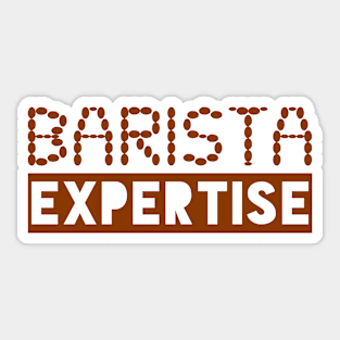 Barista Expertise Sticker